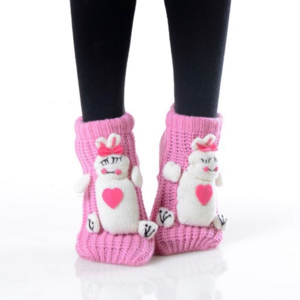 Kids 3D Animal Slipper Sock With Grip - Picture 6 of 8
